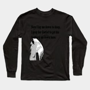 Castiel feathers Long Sleeve T-Shirt